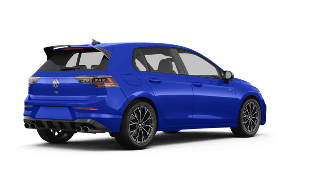 Volkswagen Golf R  - Back view Volkswagen Golf R  - Back view